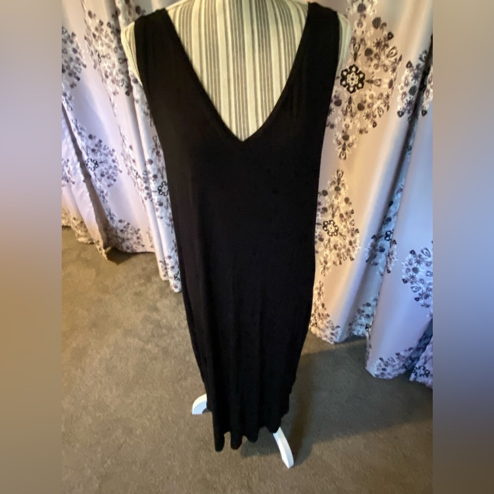 Daily Ritual sleeveless, v-neck t-shirt dress.